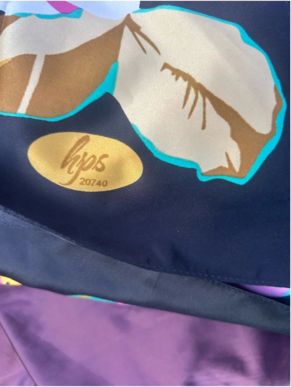 HPS Multicolor Silk Scarf